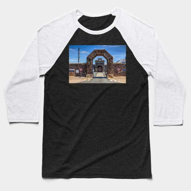 For Whom Dartmoor Prison Bell Tolls Baseball T-Shirt by tommysphotos